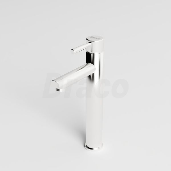 Vòi Lavabo Nóng Lạnh Inox 304 Draco F2116IB (Cao) - Màu Inox Mờ