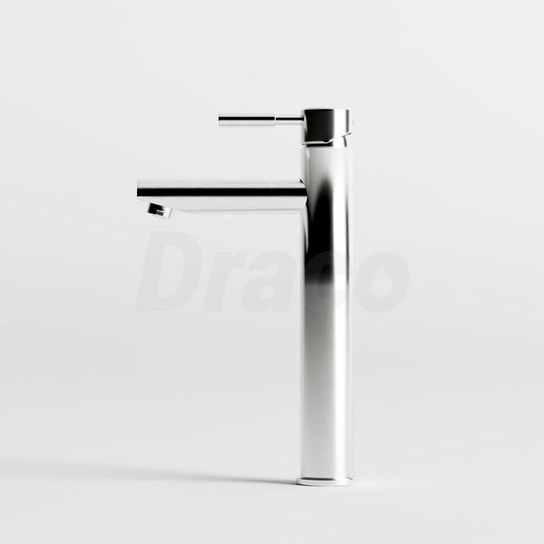 Vòi Lavabo Nóng Lạnh Inox 304 Draco F2116IB (Cao) - Màu Inox Mờ