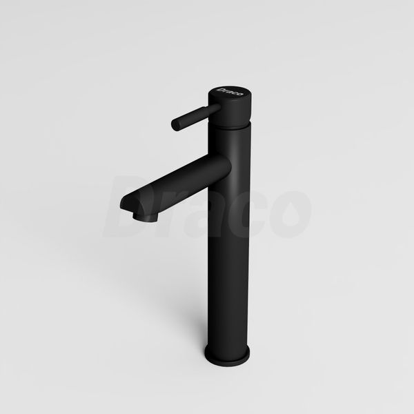 Vòi Lavabo Nóng Lạnh Inox 304 Draco F2116BB (Cao) - Màu Đen