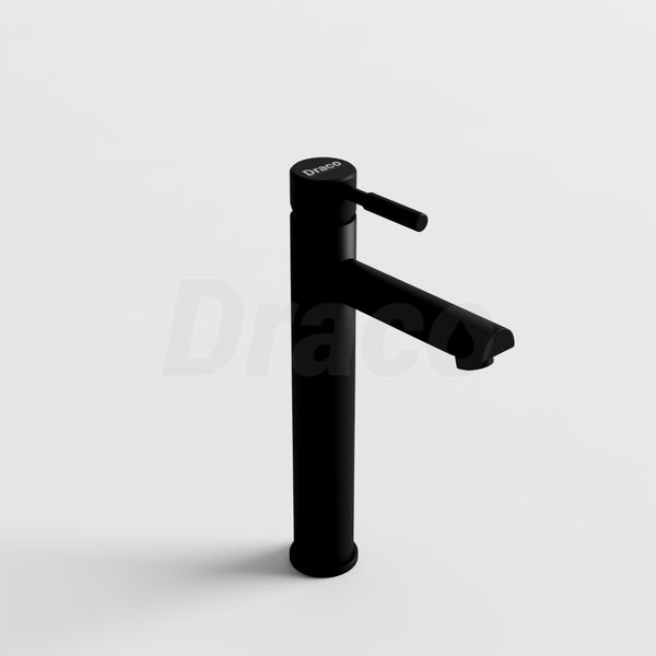 Vòi Lavabo Nóng Lạnh Inox 304 Draco F2116BB (Cao) - Màu Đen