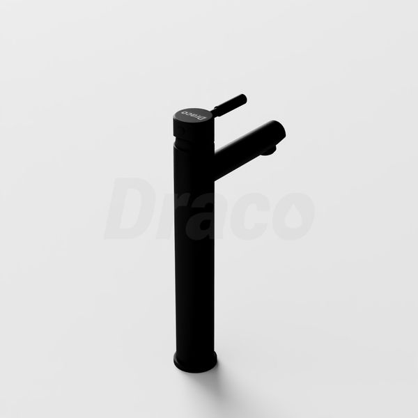 Vòi Lavabo Nóng Lạnh Inox 304 Draco F2116BB (Cao) - Màu Đen