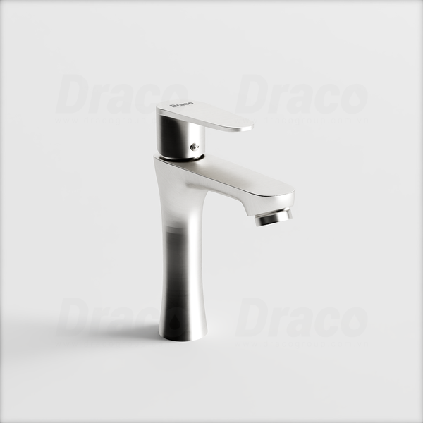 Vòi Lavabo Nóng Lạnh Inox 304 Draco F2118IA (Thấp)