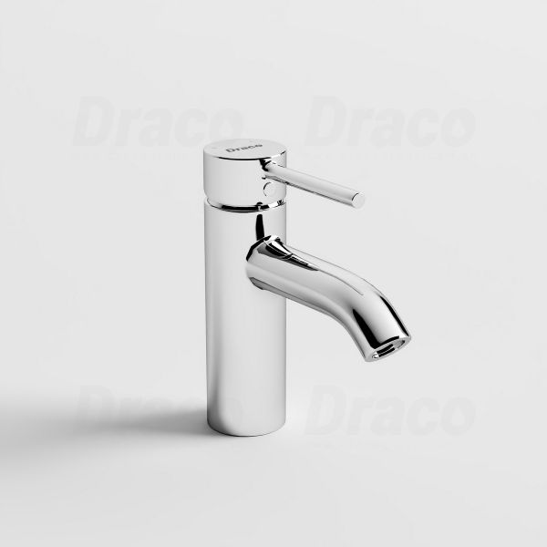 Vòi Lavabo Nóng Lạnh Đồng Thau Phủ Crom Draco F2122CA (Thấp)