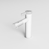 Vòi Lavabo Nóng Lạnh Đồng Thau Ống Tròn Đầu Mạ Crom Draco F2123WA (Thấp)