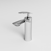 Vòi Lavabo Nóng Lạnh Đồng Thau Draco F2130CA (Thấp) - Màu Crom