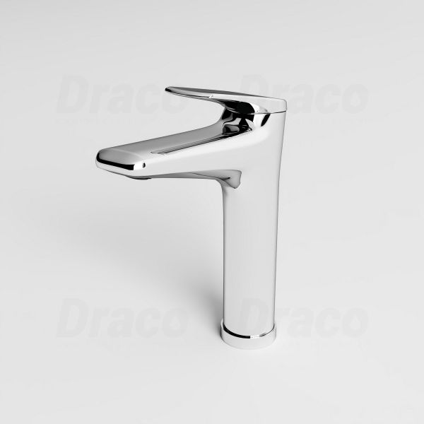 Vòi Lavabo Nóng Lạnh Đồng Thau Phủ Crom Draco F2136C (Thấp)