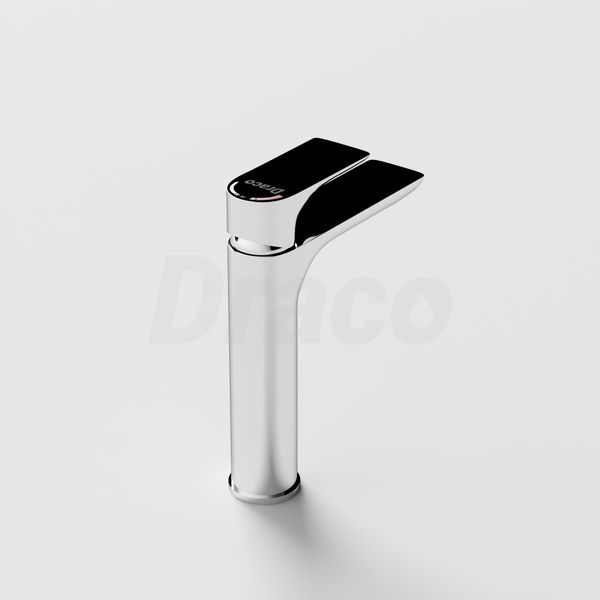 Vòi Lavabo Nóng Lạnh Đồng Thau Draco F2140CA (Thấp) - Màu Crom