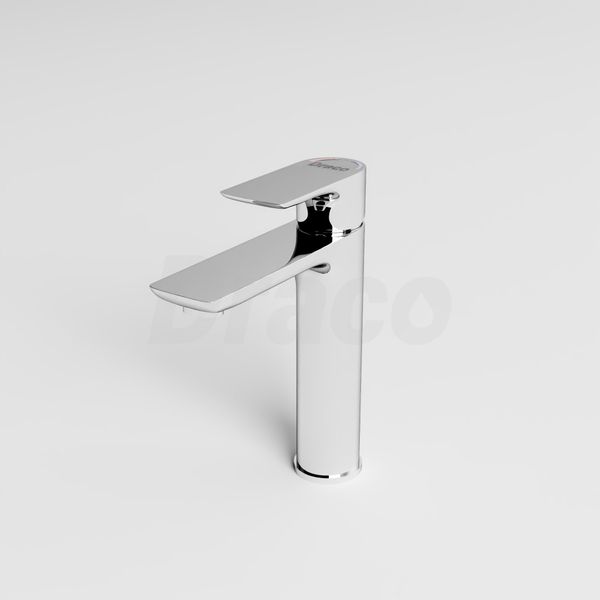 Vòi Lavabo Nóng Lạnh Đồng Thau Draco F2140CA (Thấp) - Màu Crom