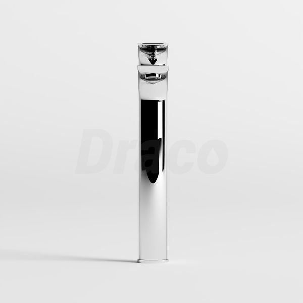 Vòi Lavabo Nóng Lạnh Đồng Thau Draco F2140CB (Cao) - Màu Crom