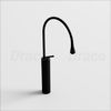Vòi Lavabo Nóng Lạnh Đồng Thau Thiết Kế Đầu Giọt Nước Draco F2151B - Đen