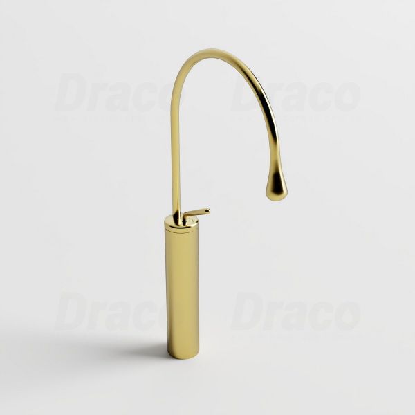 Vòi Lavabo Nóng Lạnh Đồng Thau Thiết Kế Đầu Giọt Nước Draco F2151