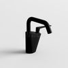 Vòi Lavabo Nóng Lạnh Draco F2161B Đồng Thau Mạ Sơn Tĩnh Điện Đen - Thiết Kế Tay Đa Giác/Tay Dẹp