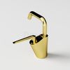Vòi Lavabo Nóng Lạnh Draco F2161G Đồng Thau Mạ Vàng - Thiết Kế Tay Đa Giác/Tay Dẹp