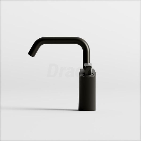 Vòi Lavabo Nóng Lạnh Draco F2161GR Đồng Thau Mạ PVD Xám - Thiết Kế Tay Đa Giác/Tay Dẹp