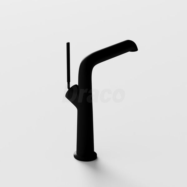 Vòi Lavabo Nóng Lạnh Draco F2162B Đồng Thau Phủ Sơn Tĩnh Điện Đen - Thiết Kế Tay Đũa