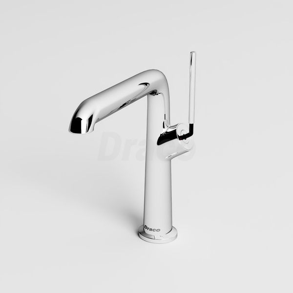 Vòi Lavabo Nóng Lạnh Draco F2162C Đồng Thau Mạ Crom - Thiết Kế Tay Đũa