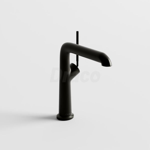 Vòi Lavabo Nóng Lạnh Draco F2162GR Đồng Thau Phủ PVD Xám - Thiết Kế Tay Đũa