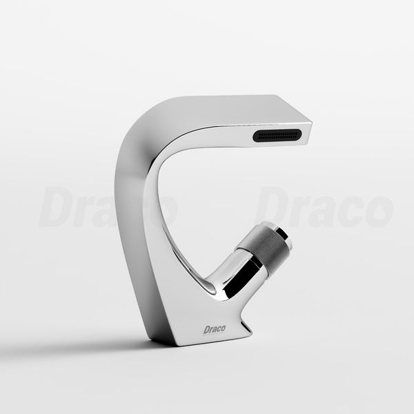 Vòi Lavabo Nóng Lạnh Đồng Thau Draco F2174C Màu Crom