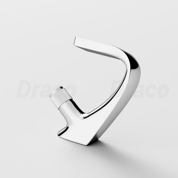 Vòi Lavabo Nóng Lạnh Đồng Thau Draco F2174C Màu Crom