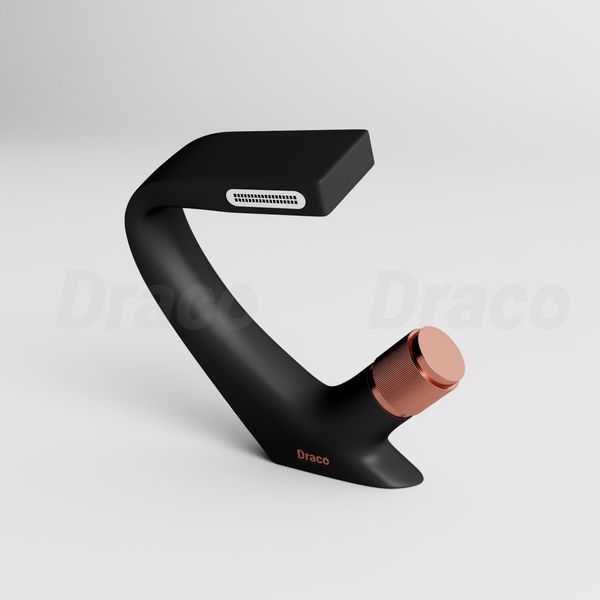 Vòi Lavabo Nóng Lạnh Đồng Thau Draco F2174B Màu Đen