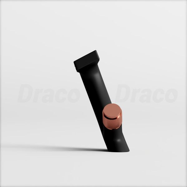 Vòi Lavabo Nóng Lạnh Đồng Thau Draco F2174B Màu Đen