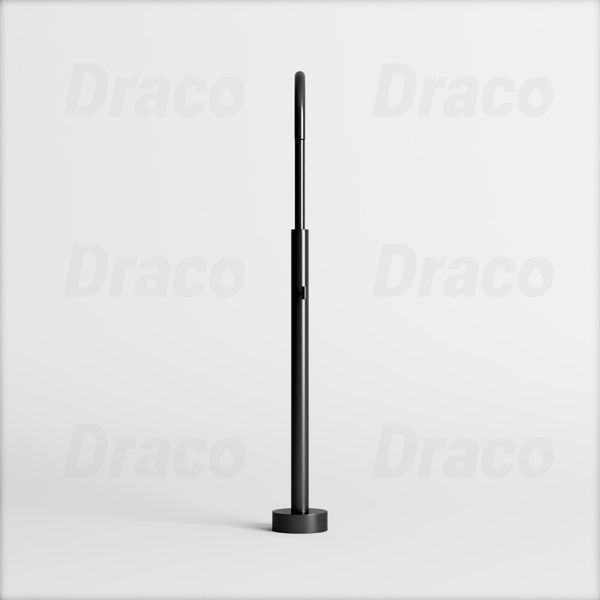 Vòi Lavabo Nóng Lạnh Đồng Thau Phủ Sơn Tĩnh Điện Đen Cảm Ứng Hồng Ngoại Draco F2195B