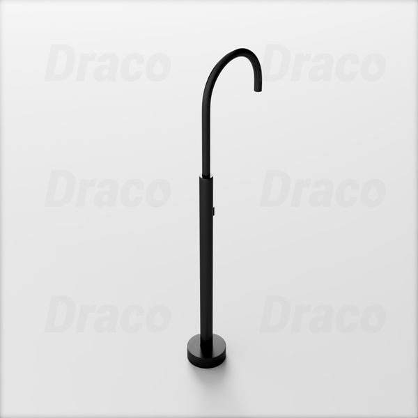 Vòi Lavabo Nóng Lạnh Đồng Thau Phủ Sơn Tĩnh Điện Đen Cảm Ứng Hồng Ngoại Draco F2195B