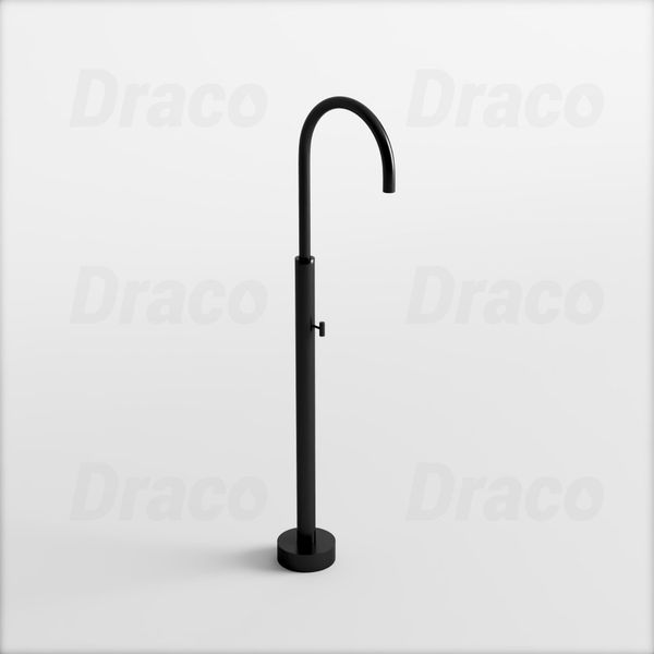 Vòi Lavabo Nóng Lạnh Đồng Thau Phủ Sơn Tĩnh Điện Đen Cảm Ứng Hồng Ngoại Draco F2195B