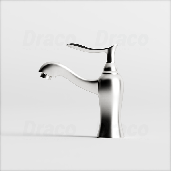 Vòi Lavabo Lạnh Inox 304 Thiết Kế Tay Gạt Draco F2230IG