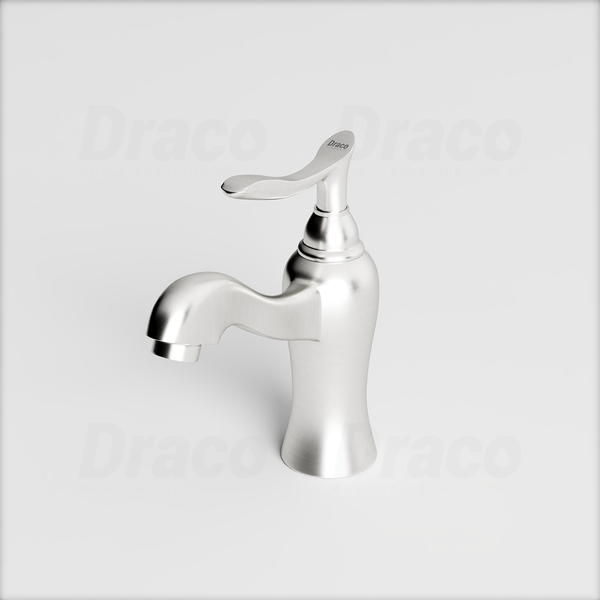 Vòi Lavabo Lạnh Inox 304 Thiết Kế Tay Gạt Draco F2230IG