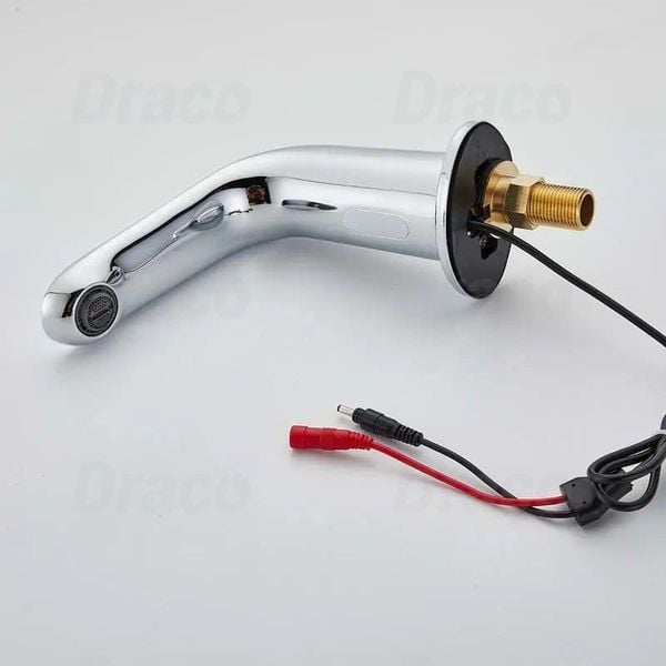Vòi Lavabo Lạnh Đồng Thau Phủ Crom Cảm Ứng Một Chạm Draco F2206C