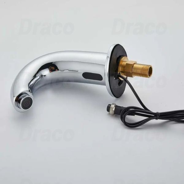 Vòi Lavabo Cảm Ứng Hồng Ngoại Đồng Thau Crom Draco F2223C