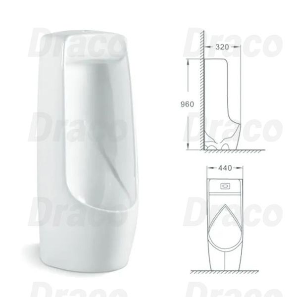 Bồn Tiểu Nam Đặt Sàn Đứng Draco T3265S