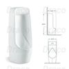 Bồn Tiểu Nam Đặt Sàn Đứng Draco T3265S