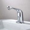 Vòi Lavabo Lạnh Đồng Thau Phủ Crom Cảm Ứng Một Chạm Draco F2206C