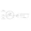 Bồn Rửa Chén Đá Nhập Khẩu Cao Cấp Hộc Tròn Draco S3106DB