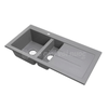 Bồn Rửa Chén Đá Nhập Khẩu Cao Cấp 2 Hộc 1 Cánh Draco S3302DG