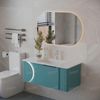 Tủ Lavabo Màu Xanh Draco T2110PXA Chất Liệu Nhựa PVC Lõi Đặc Chống Nước Tuyệt Đối - Kèm Gương Led
