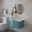 Tủ Lavabo Màu Xanh Draco T2182PXA Chất Liệu Nhựa PVC Lõi Đặc Chống Nước Tuyệt Đối - Kèm Gương Led