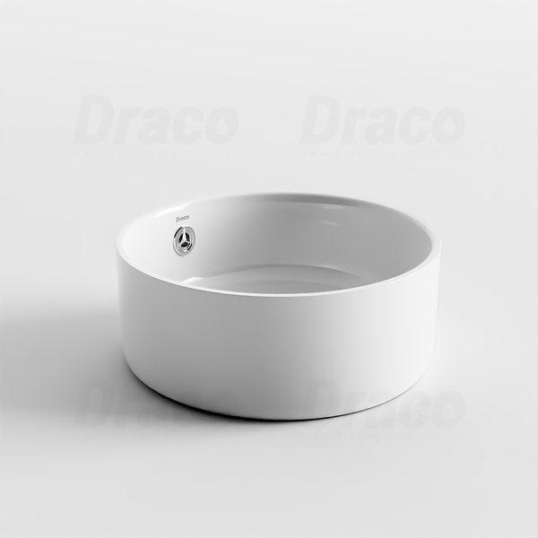 Lavabo Đặt Bàn Thiết Kế Tròn Draco T2188