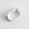 Lavabo Treo Góc Sứ Trắng Ceramic Cao Cấp Draco T2230S