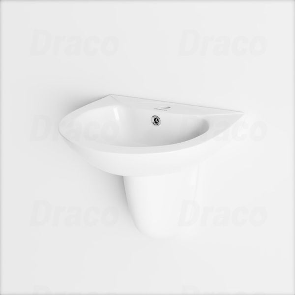 Lavabo Treo Chất Liệu Sứ Trắng Ceramic Cao Cấp Draco T2232S
