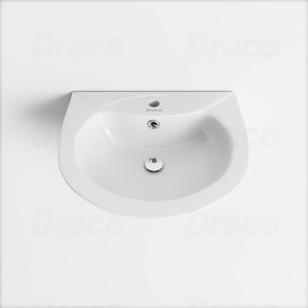 Lavabo Treo Chất Liệu Sứ Trắng Ceramic Cao Cấp Draco T2232S