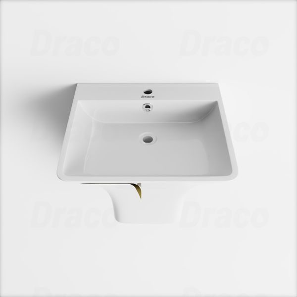 Lavabo Treo Chất Liệu Sứ Ceramic Cao Cấp Draco T2239SW - Màu Trắng