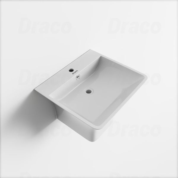Lavabo Treo Chất Liệu Sứ Ceramic Cao Cấp Draco T2239SW - Màu Trắng