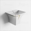 Lavabo Treo Chất Liệu Sứ Ceramic Cao Cấp Draco T2239SW - Màu Trắng