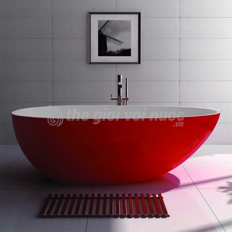 Bồn tắm Acrylic đỏ
