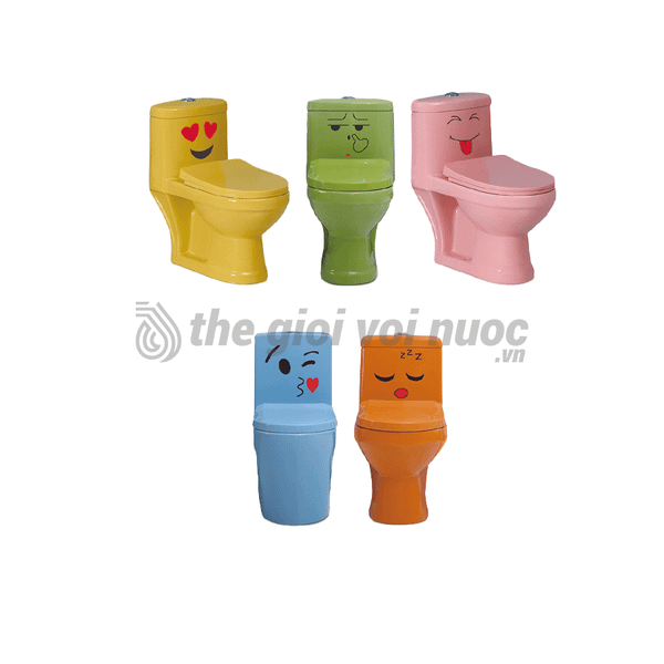 Bồn Cầu Trẻ Em Draco TB001B Màu Xanh Dương