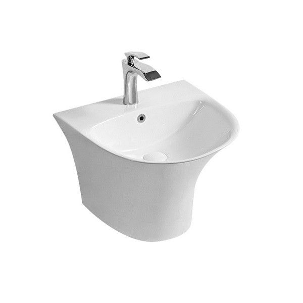 Bồn lavabo rửa mặt treo tường sứ trắng Draco T2237S