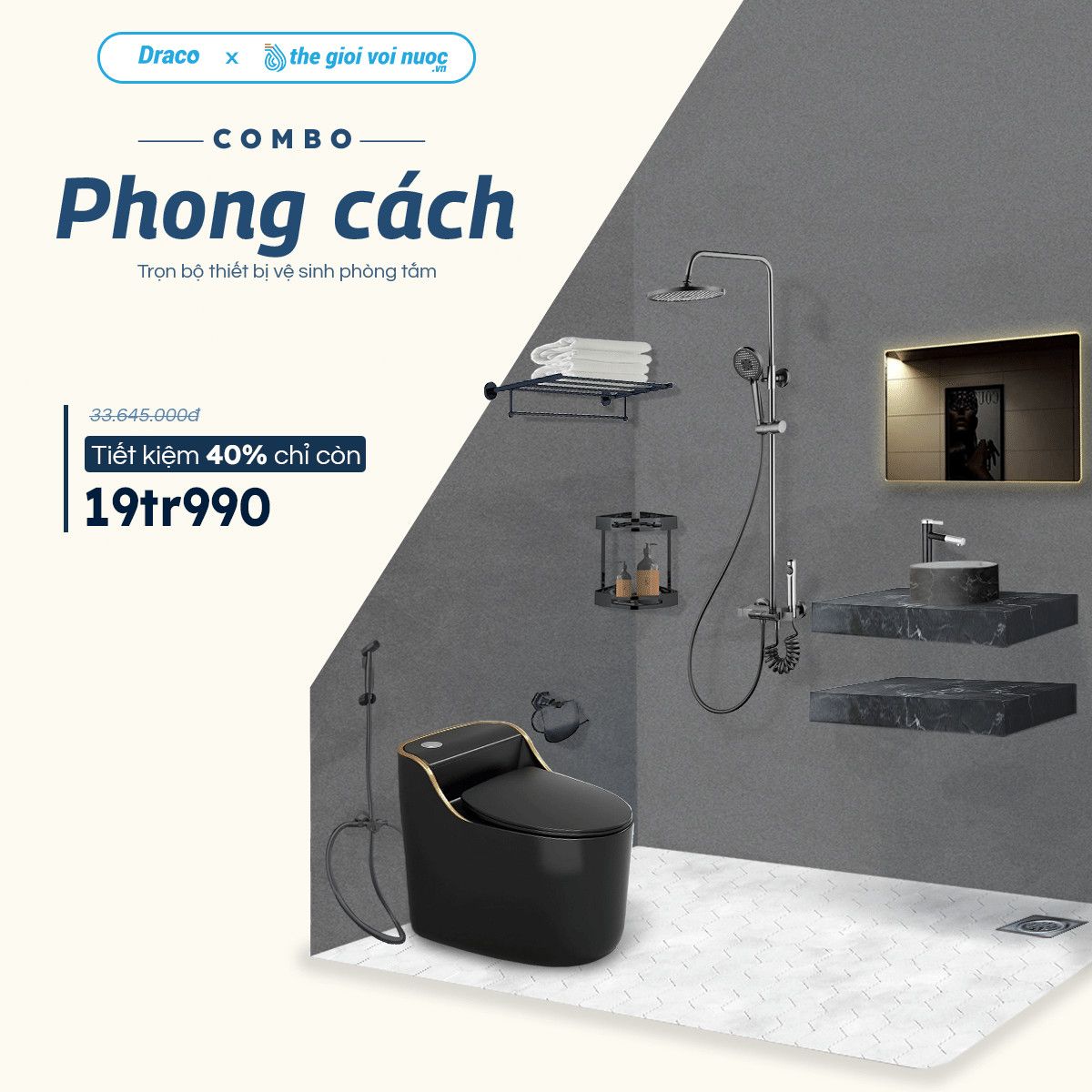 Phong cách phòng tắm thể hiện phong cách sống của bạn. Không gian phòng tắm sang trọng và đẳng cấp sẽ tạo nên một sự khác biệt với một phòng tắm bình thường. Hãy khám phá ngay những thiết kế phòng tắm mới nhất, với đa dạng các phong cách, kiểu dáng và sắc màu để lựa chọn.